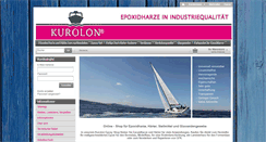 Desktop Screenshot of kurolon.de