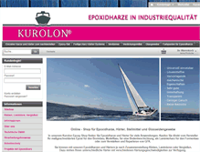 Tablet Screenshot of kurolon.de